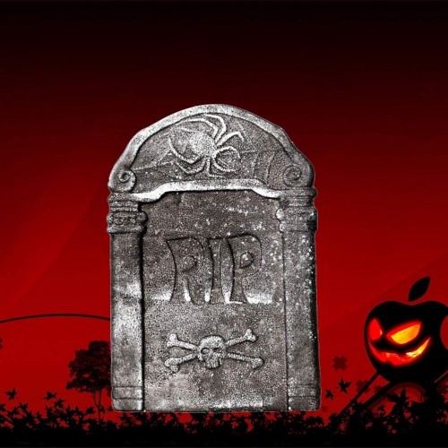 Amosfun Pietra tombale di Halloween Decorazione di Halloween Schiuma di Pietra tombale Orribile Prop per casa stregata Bar Ba