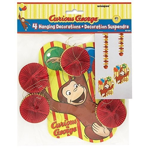 4 festoni a spirale Curioso come George