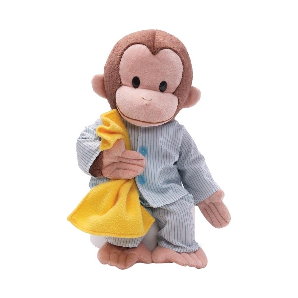 Peluche con pigiama della scimmia George, idea regalo