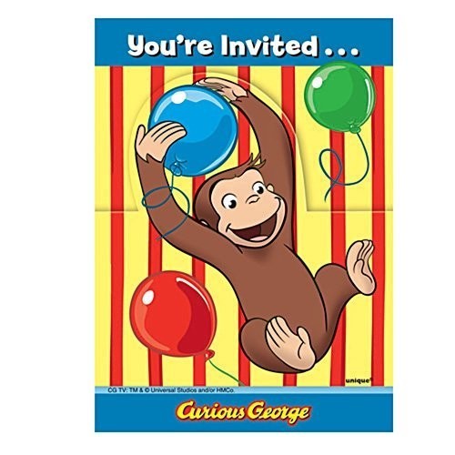 Inviti di compleanno Curioso come George