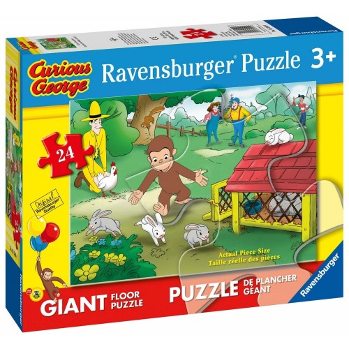 Ravensburger George Formato Differente - Puzzle 24 Pezzi