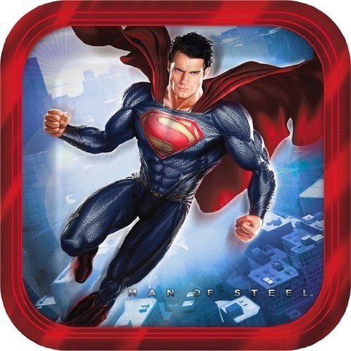 Piatti dessert Superman - Man of Steel