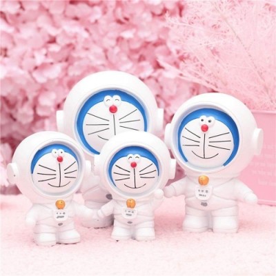 HIL New Piggy Bank, Salvadanaio Creativo per Astronauta, Salvadanaio in Resina Doraemon, Decorazione per La Casa Decorazione 