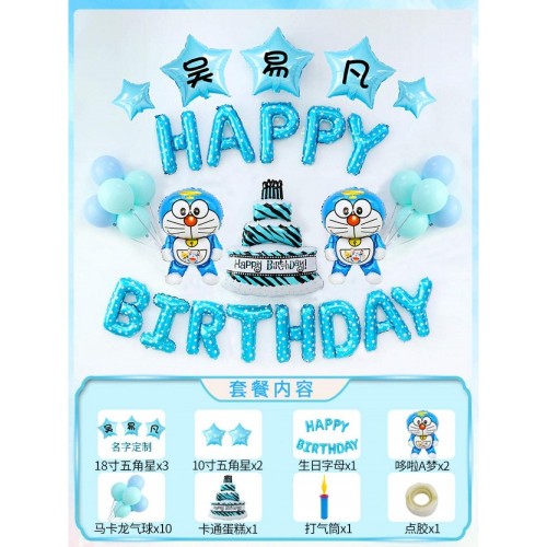 Set compleanno tema Doraemon
