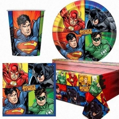 Kit per 8 persone Justice League