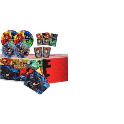 Kit per 16 bambini tema Justice League