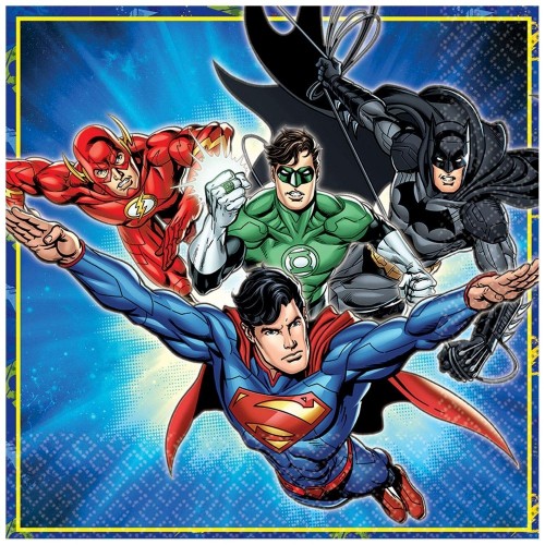 Justice League Party DC Forniture per Bambini Festa di Compleanno Piatti Piatti Tovaglioli Tovaglioli con Palloncino Gratis C
