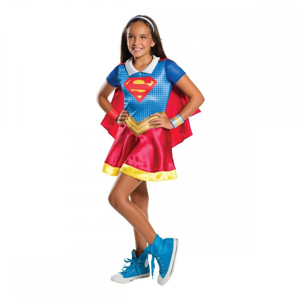 Costume Supergirl per bambine, travestimento per Carnevale