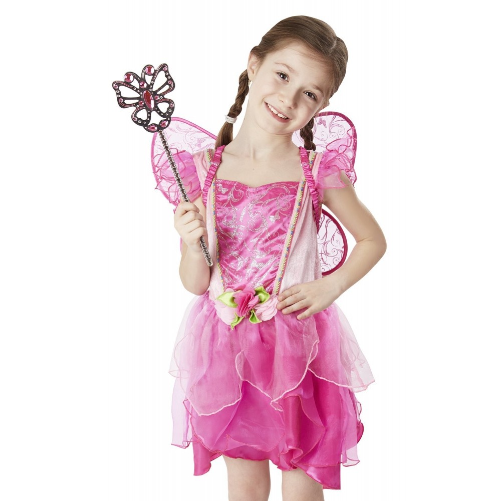 Costume da fata dei fiori per bambine, per Carnevale