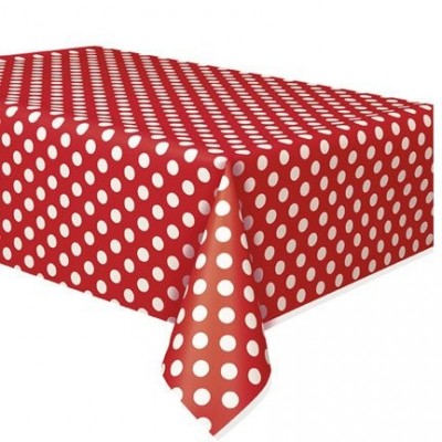 Big Party Kit n 54 Coordinato festa compleanno Rosso Pois addobbi party dots