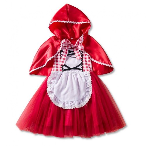 Odziezet Cappuccetto Rosso Costumi Carnivale Bambina Principessa Vestito Carnevale Festa Compleanno Little Red Riding Hood Co