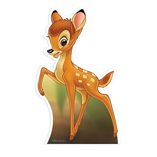 Sagoma in cartoncino di Bambi della Disney