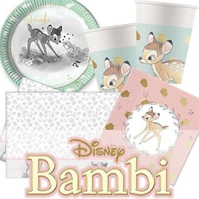 Kit per 16 invitati tema Bambi Disney