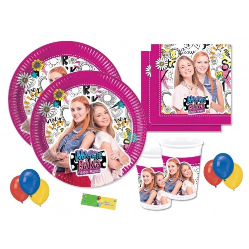 DECORATA PARTY Kit n 22 Coordinato Accessori Maggie & Bianca Fashion Friends