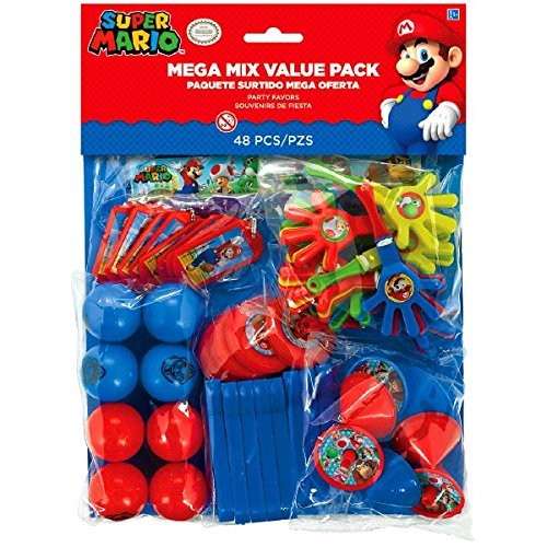 Accessori feste Super Mario Bros, 48 pezzi