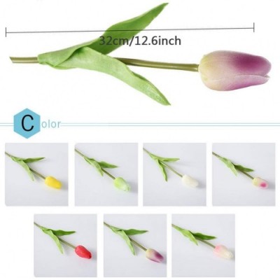 Alimagic Tulipano Fiore Artificiale, 10 Pezzi Fiore Finto Tulipano, Fiore Artificiale Fiore Finto Tulipano Matrimonio Stanza 