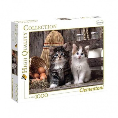 Clementoni- Gattini High Quality Collection Puzzle, 1000 Pezzi, 39340