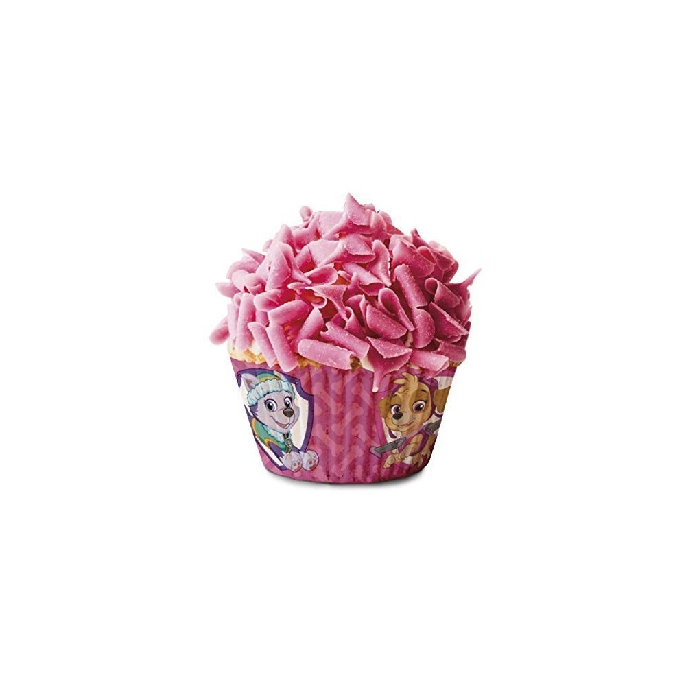 50 pirottini di carta per cupcake e muffin a strisce colore: rosa Sky-II 