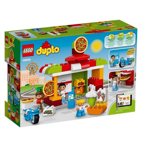 LEGO Duplo- Town la Pizzeria, Multicolore, 10834