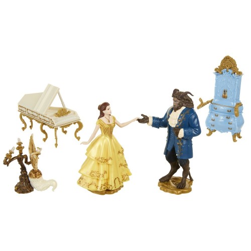 Jakks Pacific- Disney-La Bella e la Bestia Figure Set, 45535