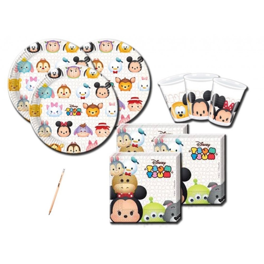 Kit per 16 bambini tema Tsum Tsum Disney
