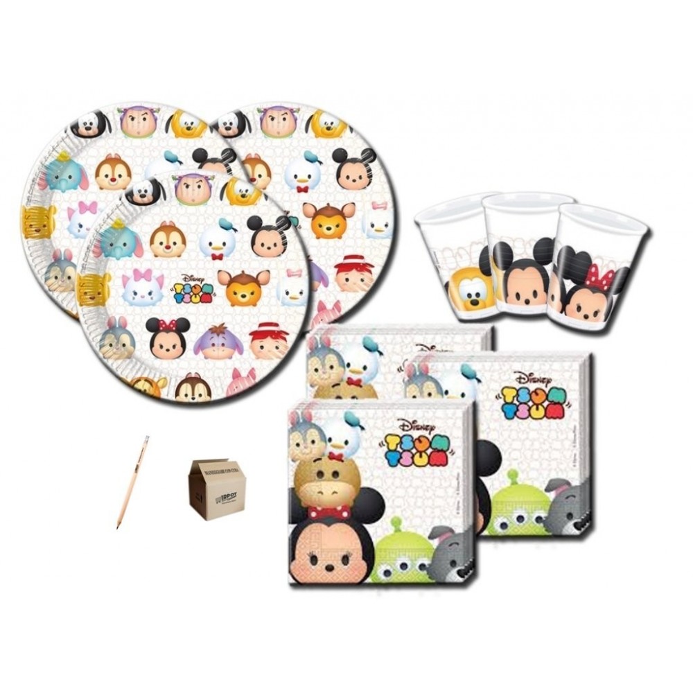 Kit per 80 bambini tema Tsum Tsum Disney