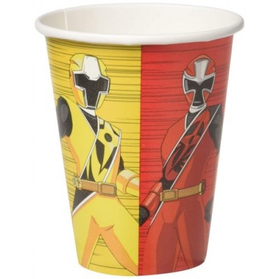 Power Rangers Ninja Steel 9oz Paper Party Cups, 8-Pack