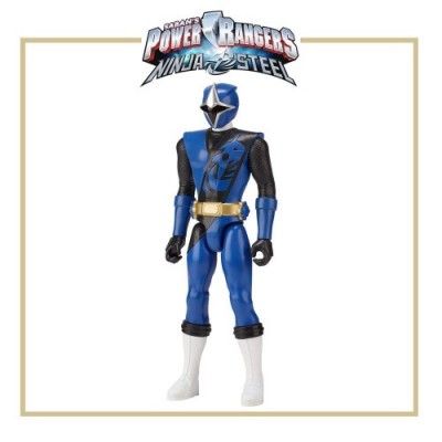 Power Rangers 43622 Ninja Acciaio 30 cm Blu Ranger Figura