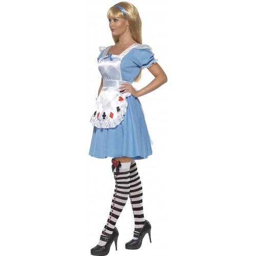 Smiffys 355 602 - Costume per Travestimento da Alice nel Paese delle Meraviglie, Donna, S