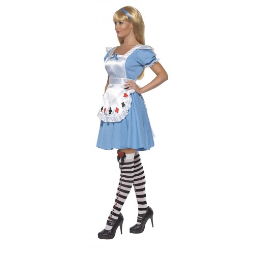 Smiffys 355 602 - Costume per Travestimento da Alice nel Paese delle Meraviglie, Donna, S