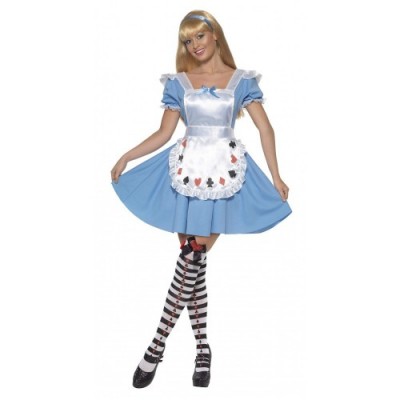 Smiffys 355 602 - Costume per Travestimento da Alice nel Paese delle Meraviglie, Donna, S