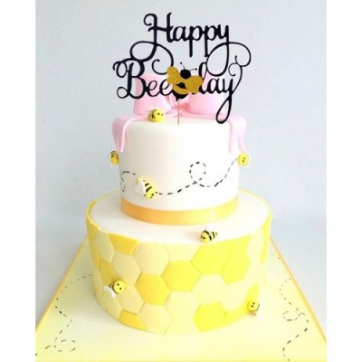 JeVenis, decorazioni per torta a forma di ape, per festa di compleanno