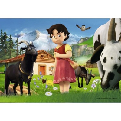 Ravensburger 09091 - Heidi Puzzle 2x24 Pezzi