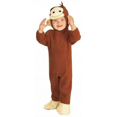 Infant Curious George Fancy Dress Costume Infant 6-12 Months 