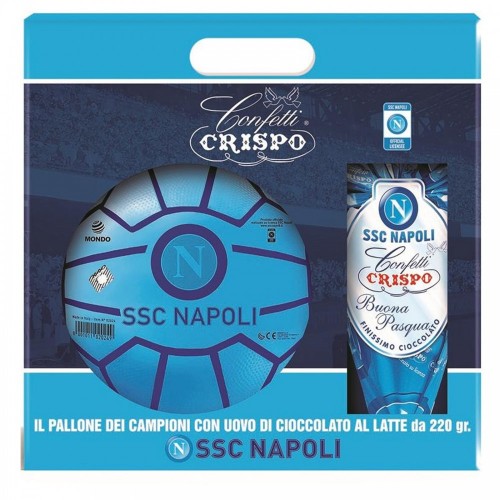Uovo di pasqua Napoli Calcio con pallone omaggio