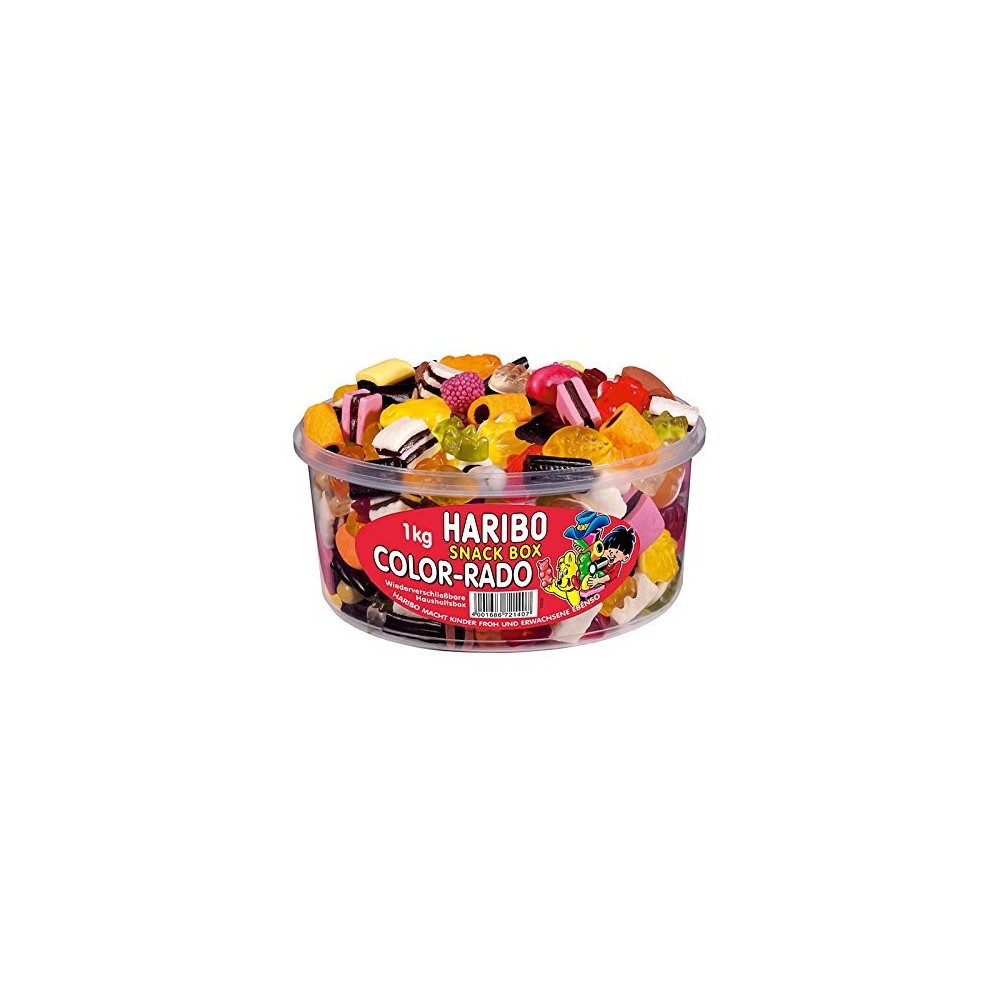 Barattolo caramelle gommose alla frutta - Haribo Color Rado