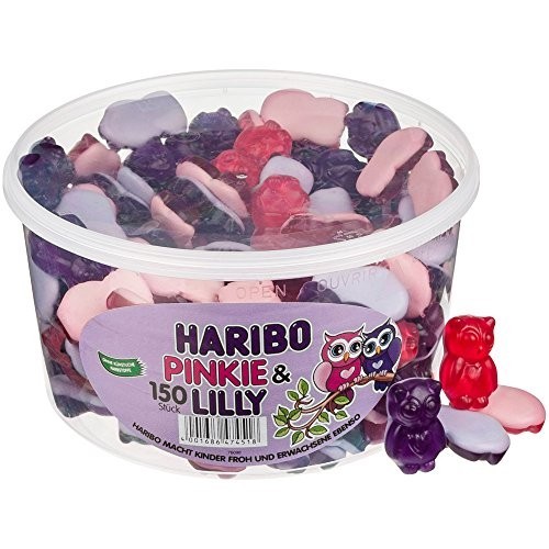 150 Caramelle Haribo Pinkie & Lilly alla Frutta