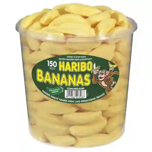 150 Caramelle Haribo Banane alla Frutta