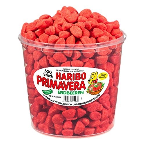 500 Caramelle Piccola Primavera Fragole Haribo