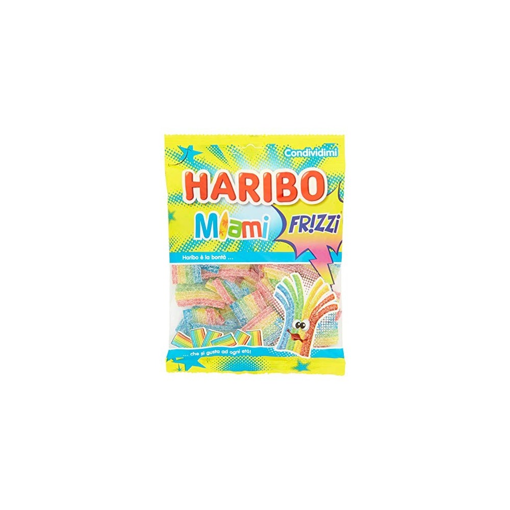 Caramelle Miami Frizzi - Haribo 175Gr