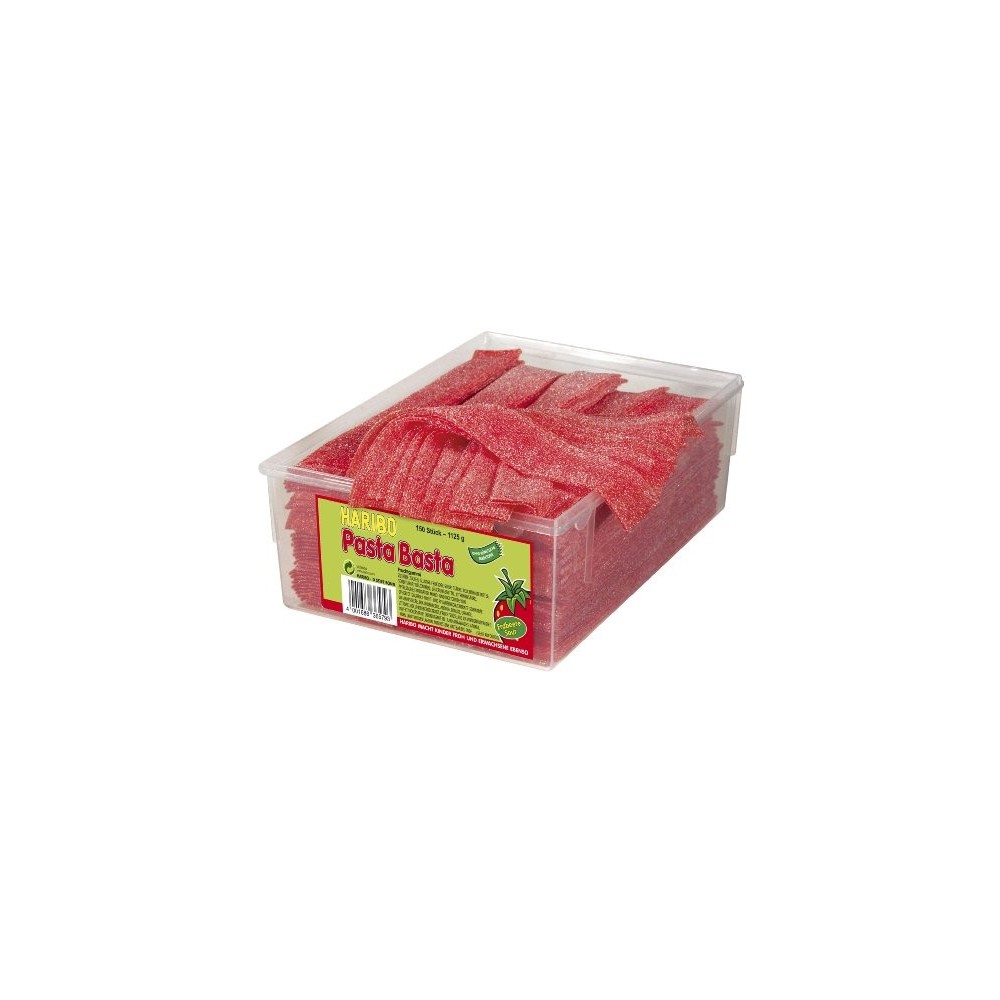 Pasta Basta Strawberry Sour - Haribo, 150 pezzi