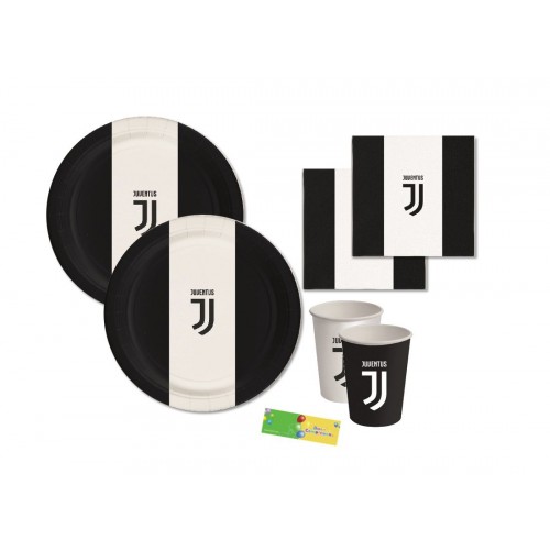 Kit per 16 persone F.C Juventus, coordinato tavola