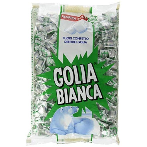 Caramelle Golia Bianca menta e liquirizia 1000 g