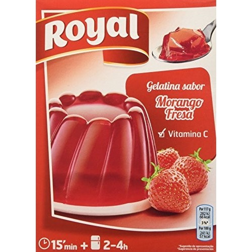 Gelatina al gusto di fragola - 170 gr - Royal
