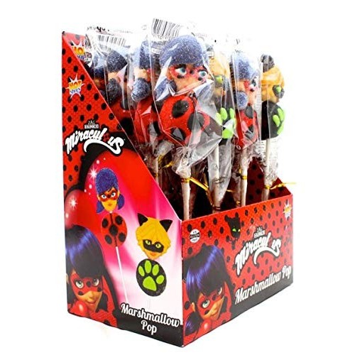 16 spiedini di marshmallow LadyBug