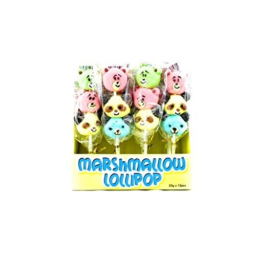 Spiedini di marshmallow Panda orsetti 12pz da 33g