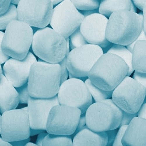 Confezione da 1kg di marshmallow azzurri