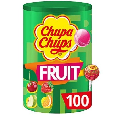 Barattolo con 100 Chupa Chups alla frutta