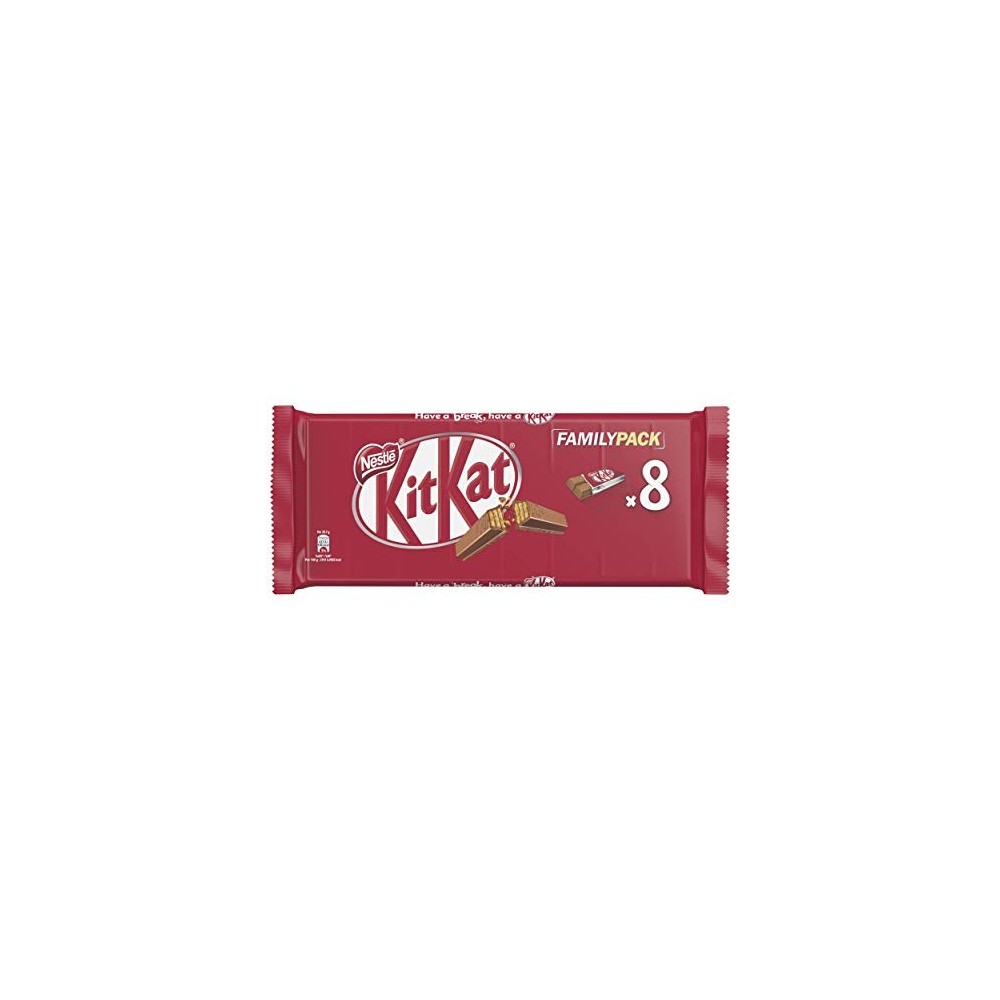 8 KitKat Nestlé, Wafer al cioccolato al latte