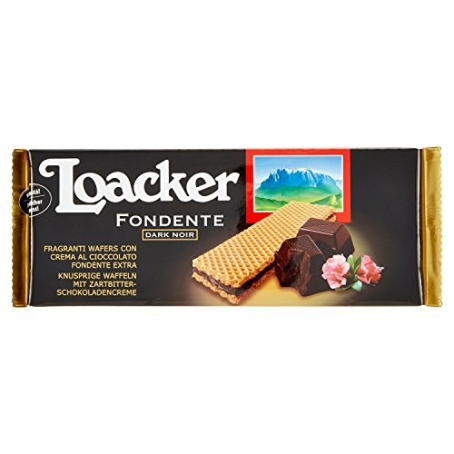 Wafer Loacker al cioccolato fondente Extra - 150 gr